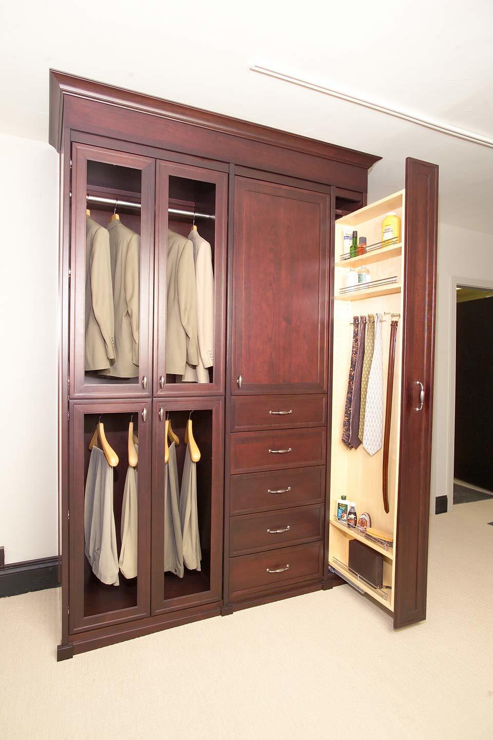 custom closet, custom closet cabinets, sliding dresser